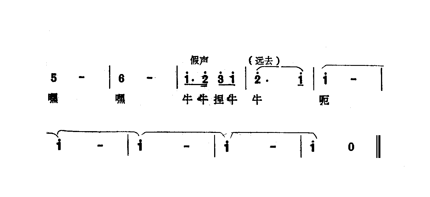 郁钧剑 《马儿啊,快快跑》简谱