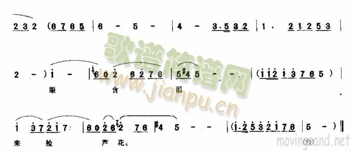 未知 《羞答答出门来将头低下》简谱