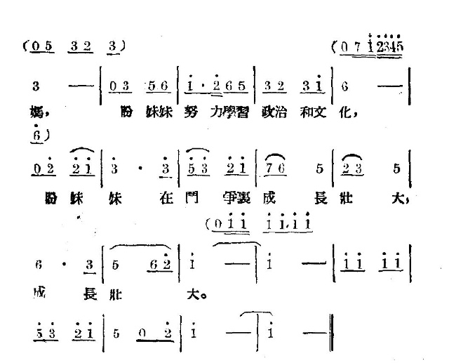 未知 《游击队的信》简谱