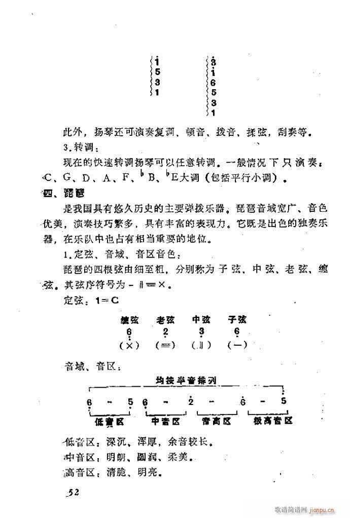 未知 《自然组合的小乐队配器指南41-80》简谱