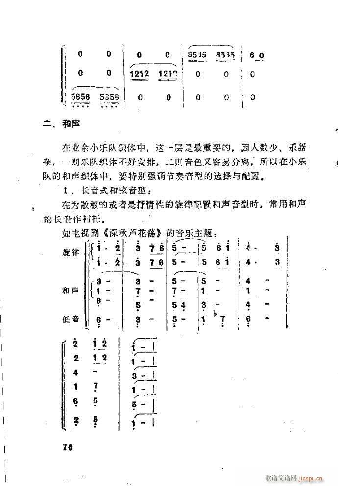 未知 《自然组合的小乐队配器指南41-80》简谱