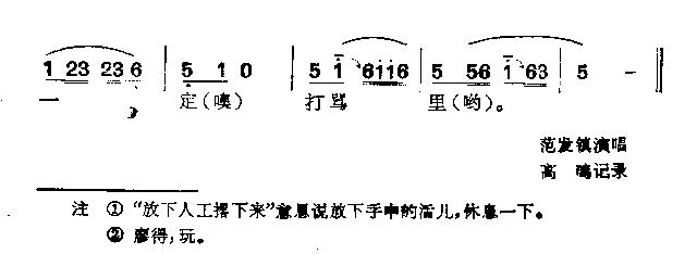 未知 《远远看妹妹飞来》简谱