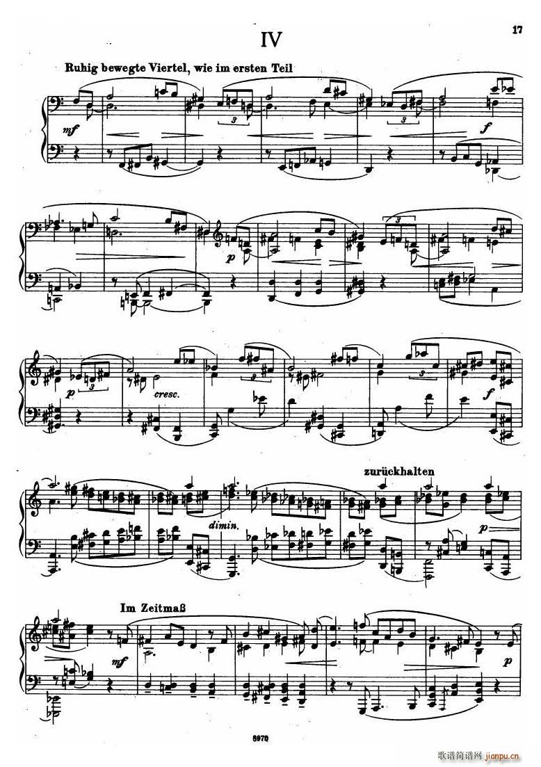 未知 《Hindemith - Sonata No 1 Sonata No 1 -》简谱