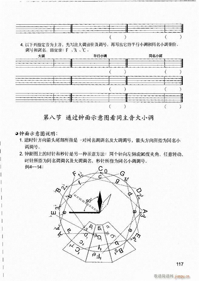 未知 《音乐基本知识 乐理常识、和声基础、键盘实践61-120》简谱