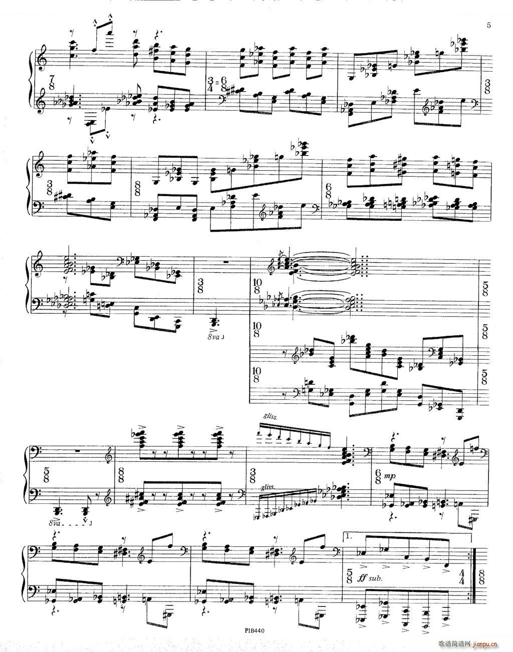 未知 《Ginastera - Sonata No 3 Sonata No 3 -》简谱