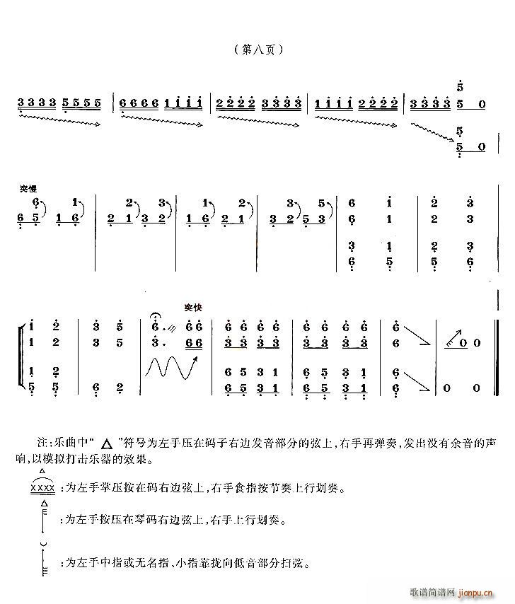 未知 《湘西情》简谱