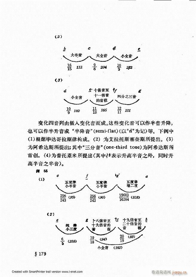 未知 《律学（第三次修订版）121-180》简谱