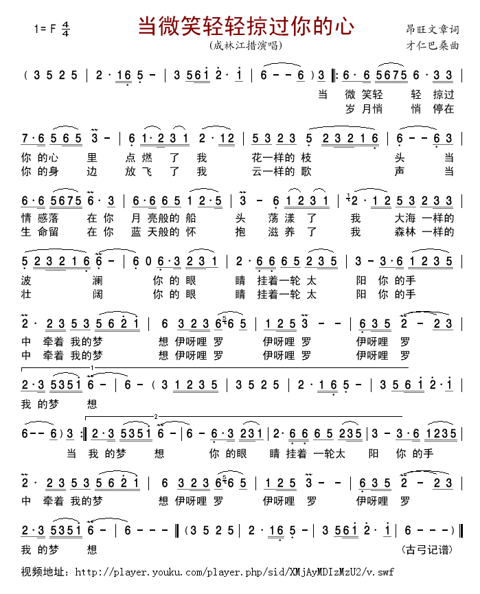 成林江措简介:         代表作品:《红红的缘》,《我们好好爱》,《牵