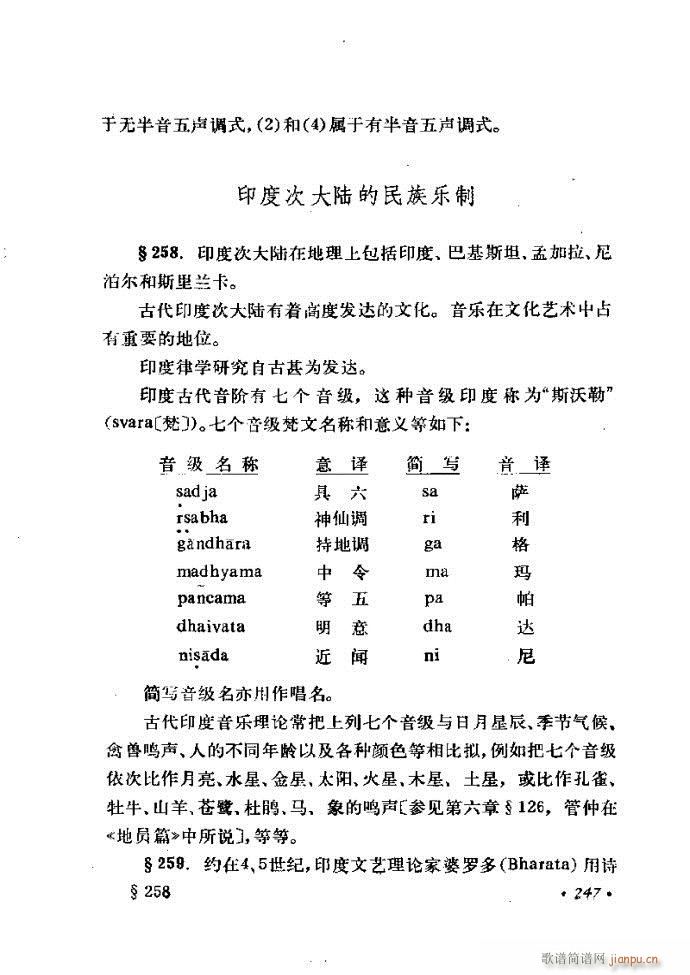 未知 《律学（第三次修订版）241-300》简谱