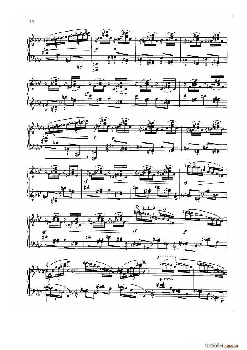 未知 《Dohnanyi Etude Op 28 - 6 6 -》简谱