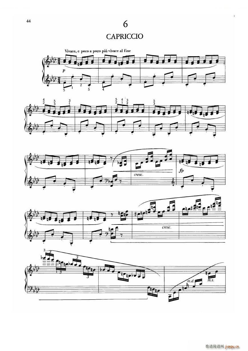 未知 《Dohnanyi Etude Op 28 - 6 6 -》简谱