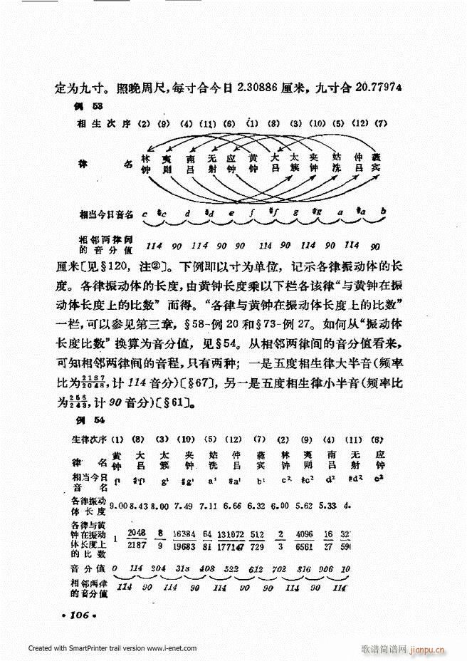 未知 《律学（第三次修订版）61-120》简谱