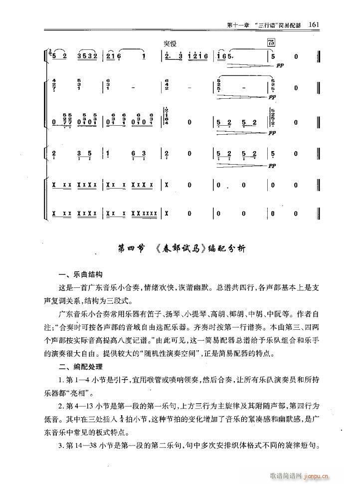 未知 《小型乐队编配161-200》简谱