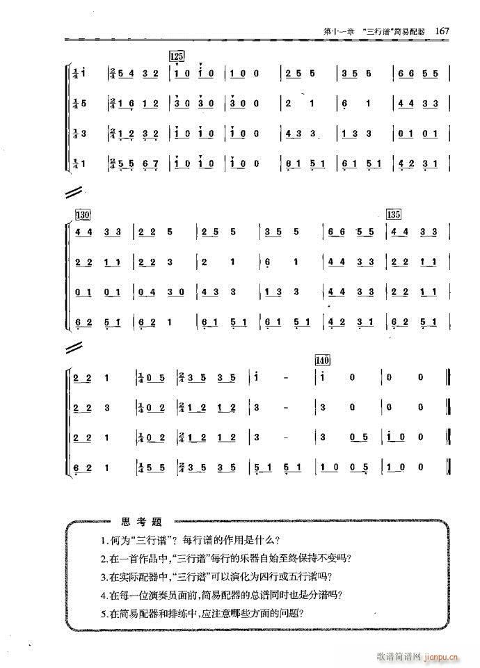 未知 《小型乐队编配161-200》简谱