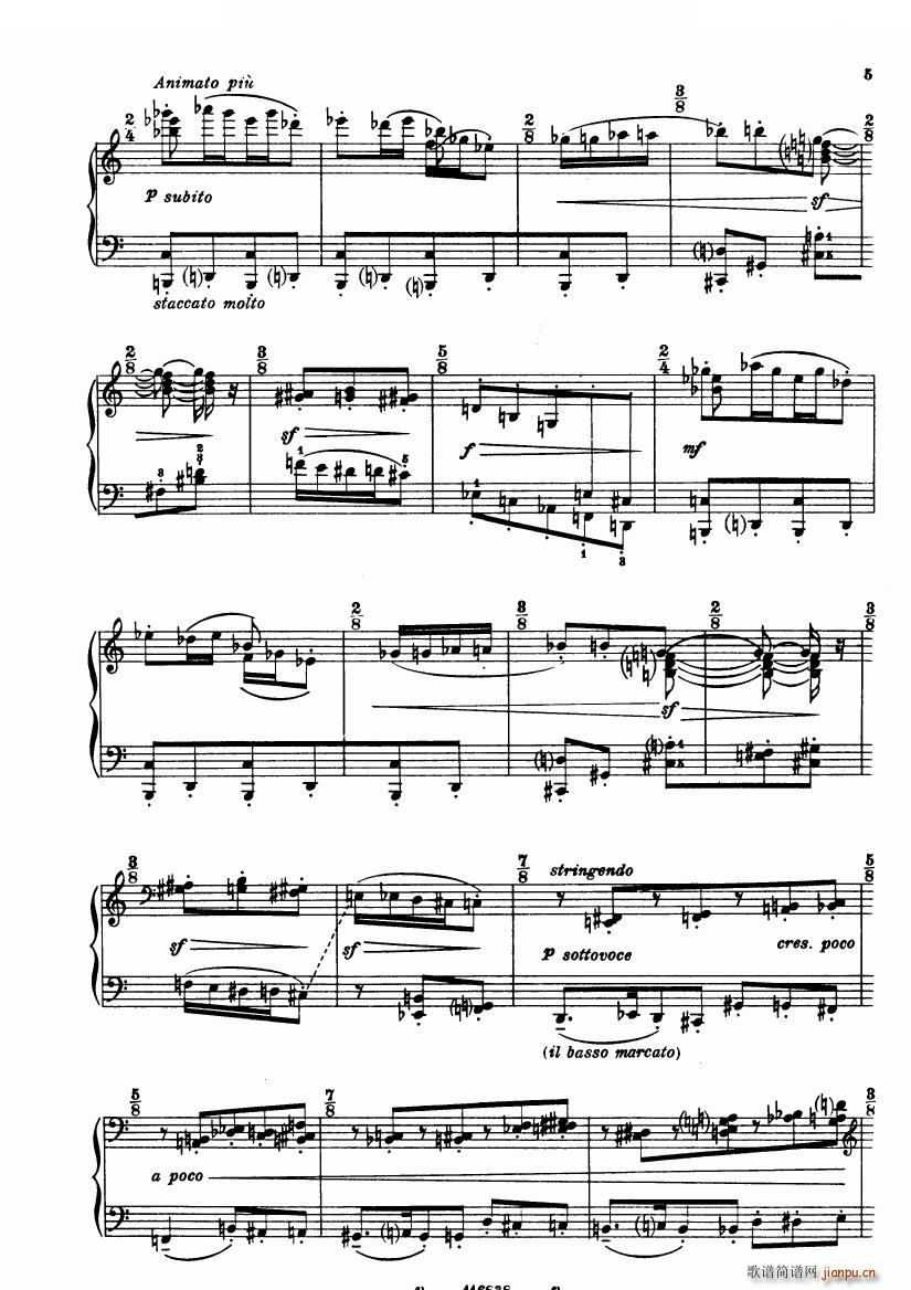 未知 《Casella - Sonatina (piano) Sonatina (piano) -》简谱