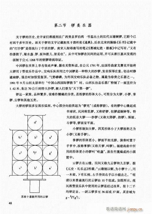 未知 《民族打击乐演奏教程41-60》简谱