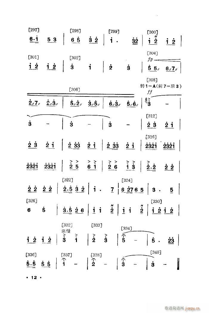 未知 《我爱这一行（舞蹈音乐）》简谱