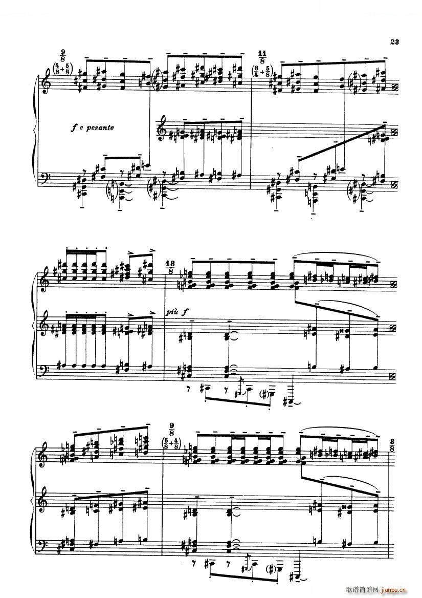 未知 《Casella - Sonatina (piano) Sonatina (piano) -》简谱