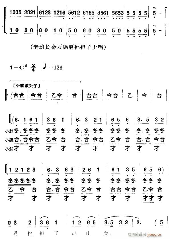 未知 《金沙江畔5》简谱