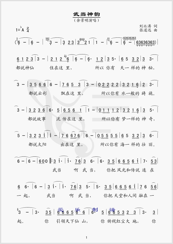 费玉清 《老王卖瓜》简谱