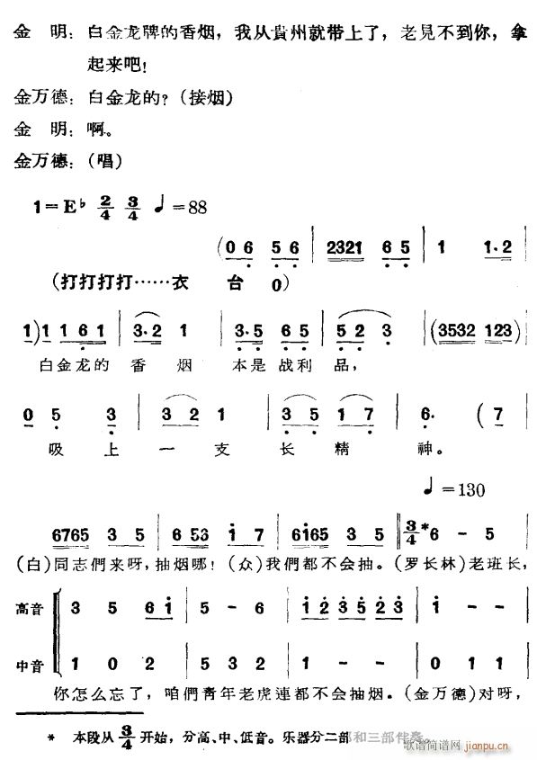 未知 《金沙江畔12》简谱