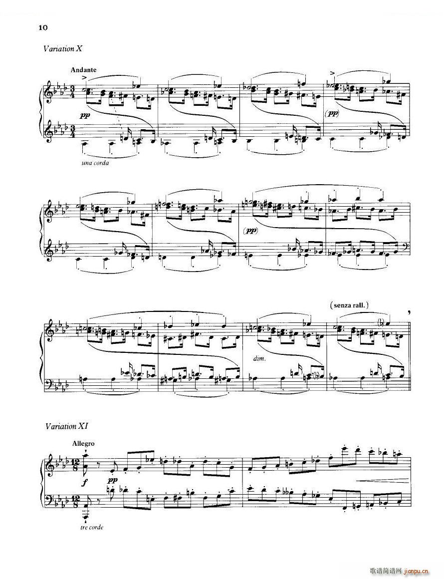 未知 《Britten - 12 Variations 12 Variations -》简谱