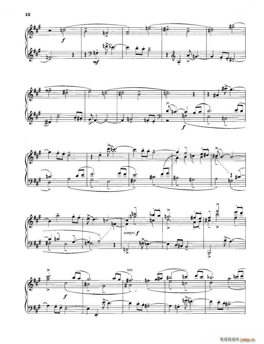 未知 《Britten - 12 Variations 12 Variations -》简谱