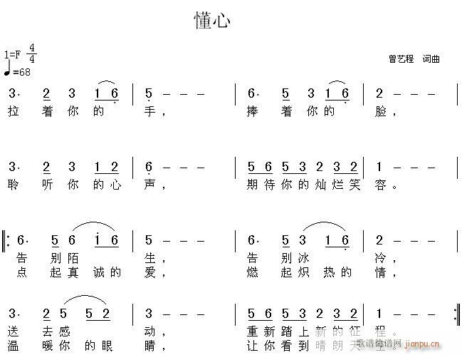 原创电影剧本 《董欣》简谱