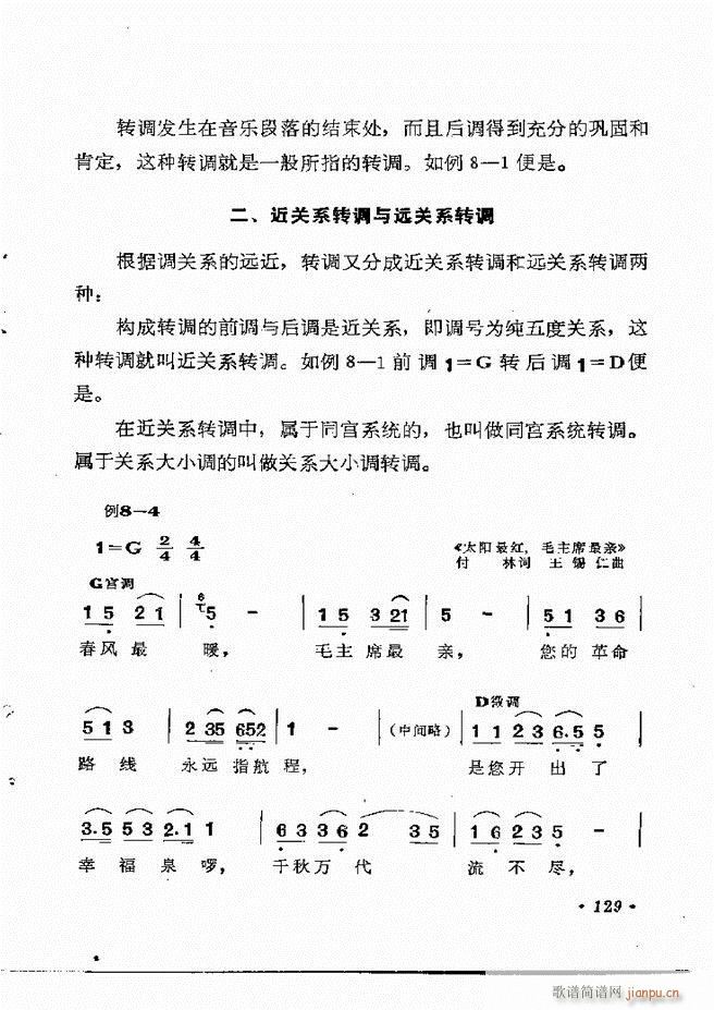 未知 《乐理知识121-154》简谱