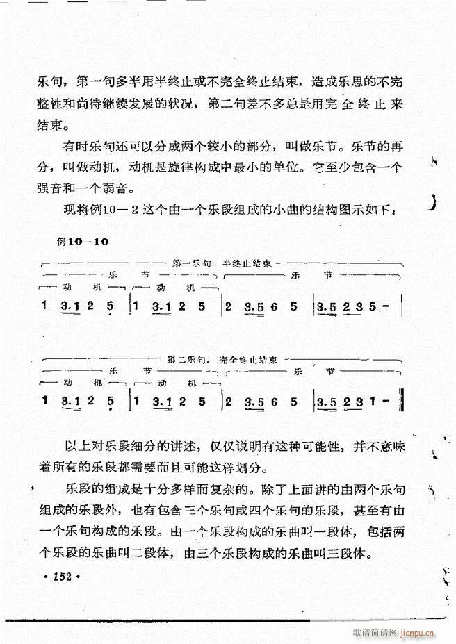 未知 《乐理知识121-154》简谱