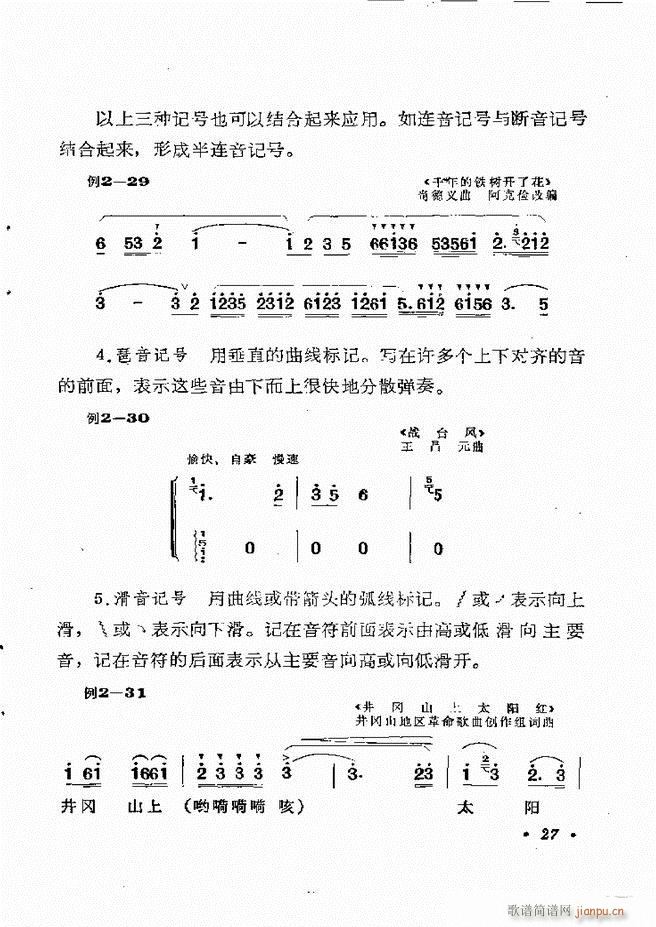 未知 《乐理知识 目录 1-60》简谱