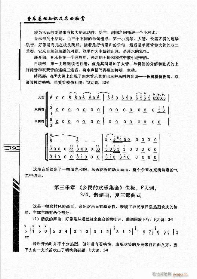 未知 《音乐基础知识及名曲欣赏 121-180》简谱