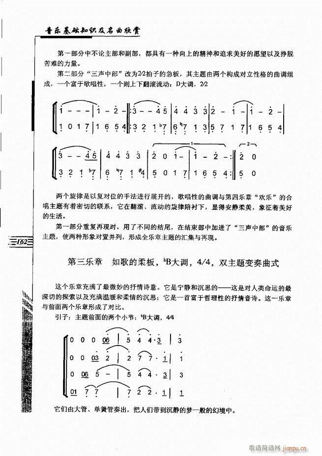 未知 《音乐基础知识及名曲欣赏 121-180》简谱