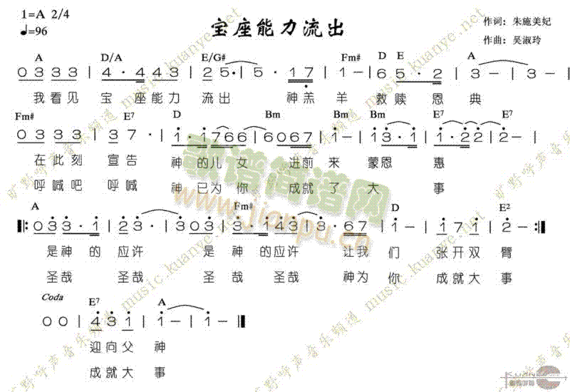 未知 《宝座能力流出》简谱