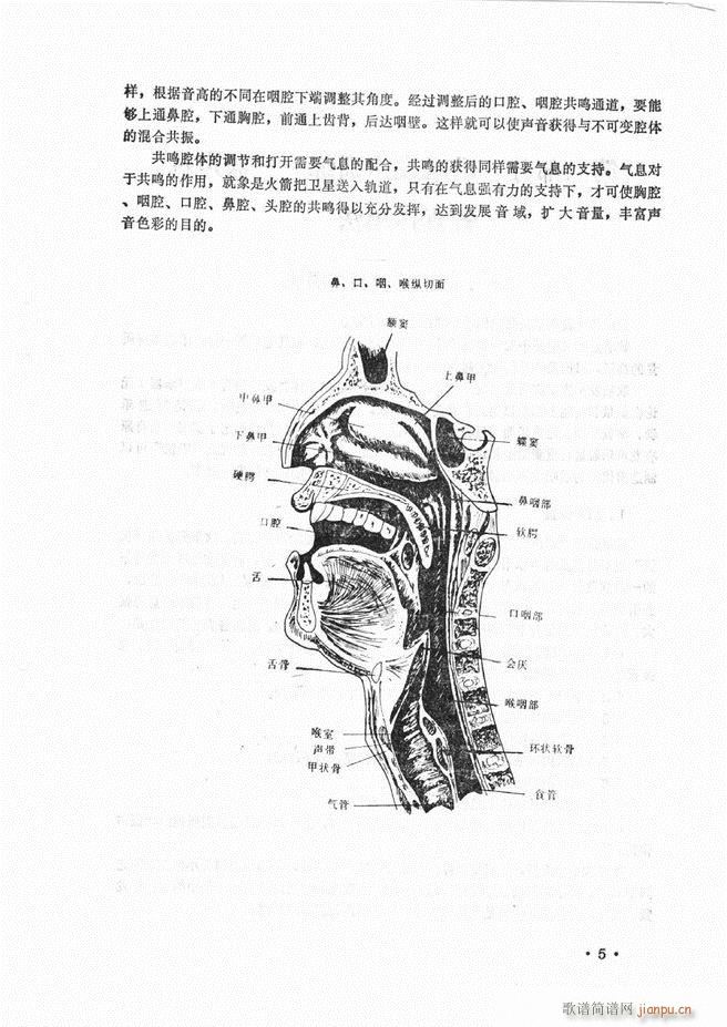 未知 《民族声乐教程 目录前言 1-60》简谱