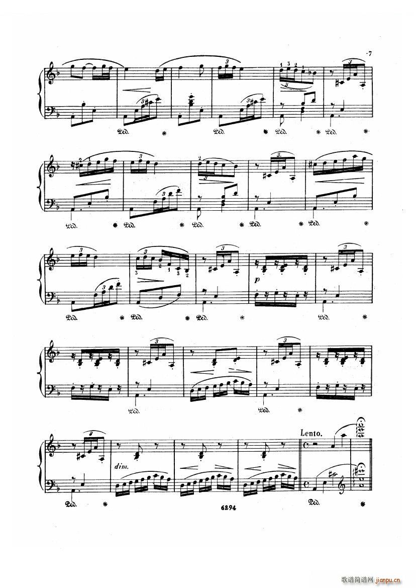 未知 《Albeniz - op 71 no 6 op 71 no 6 -》简谱