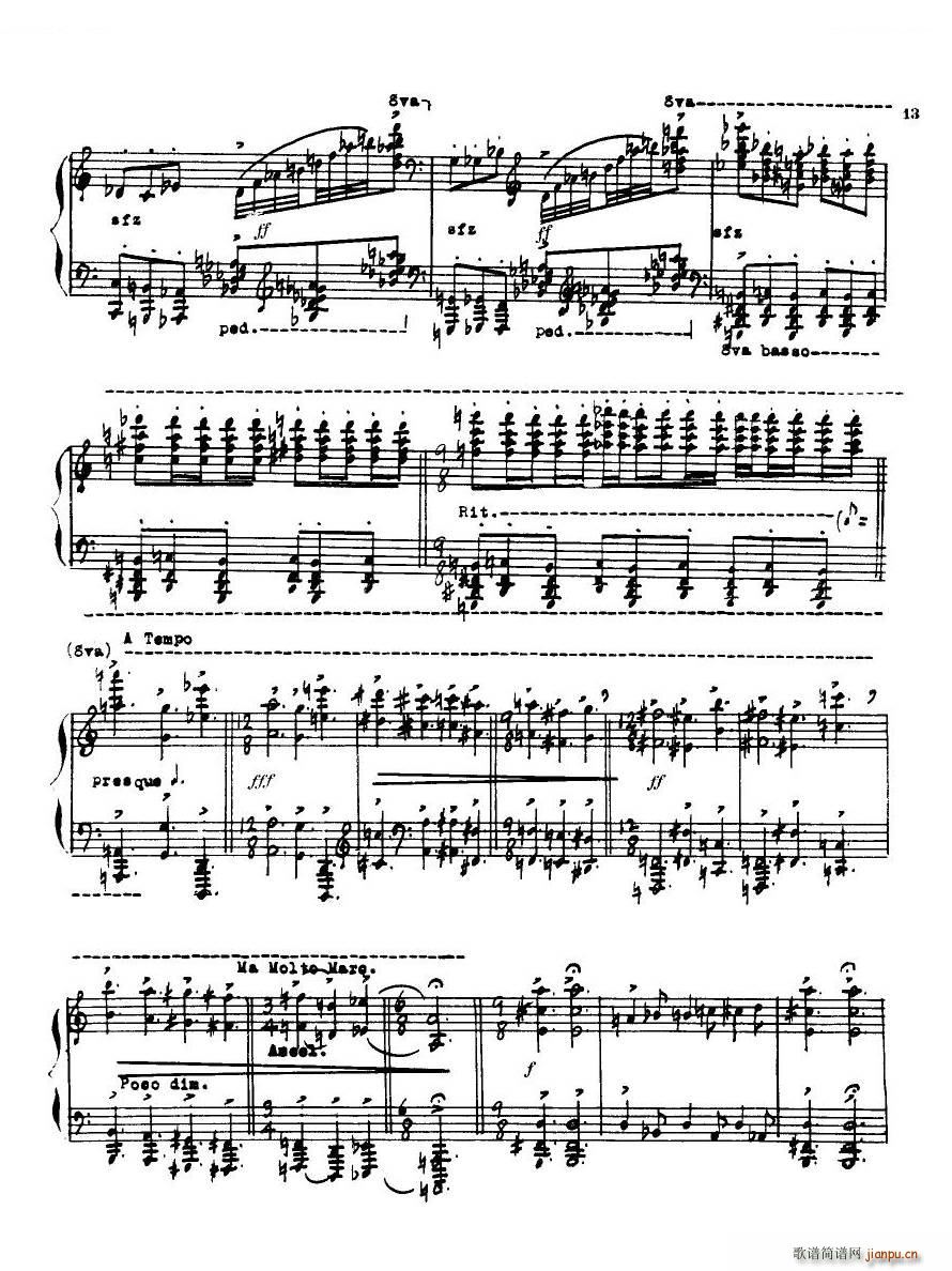 未知 《Antheil - Piano Sonata No 4 Piano Sonata No 4 -》简谱