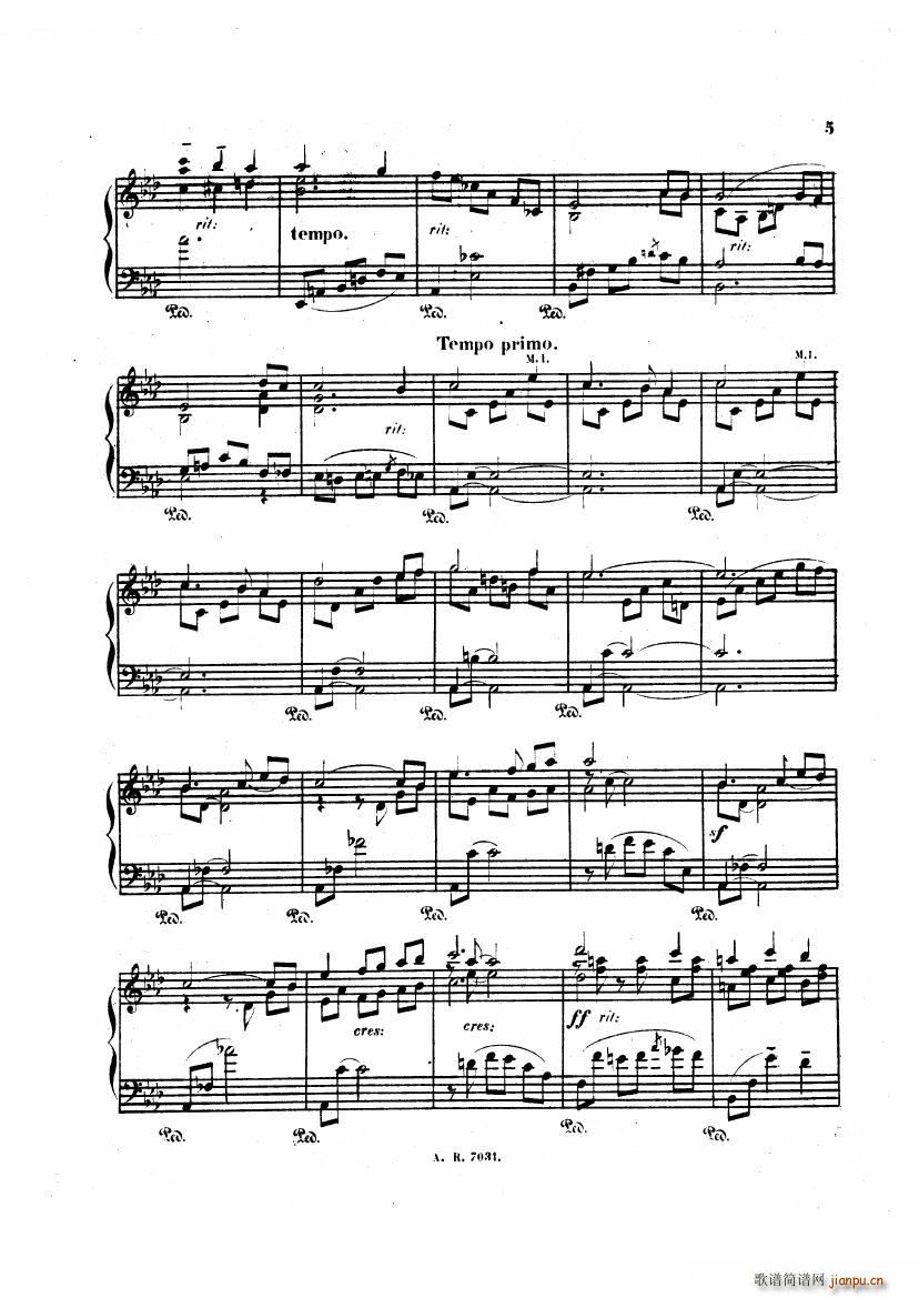 未知 《Albeniz - op 71 no 6 op 71 no 6 -》简谱