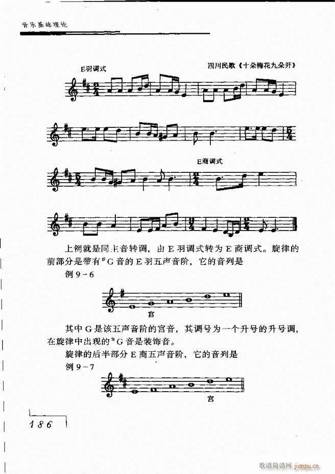 未知 《音乐基础理论181-268》简谱