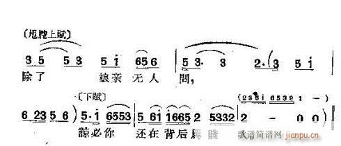 沪剧 《陶福增休妻》简谱