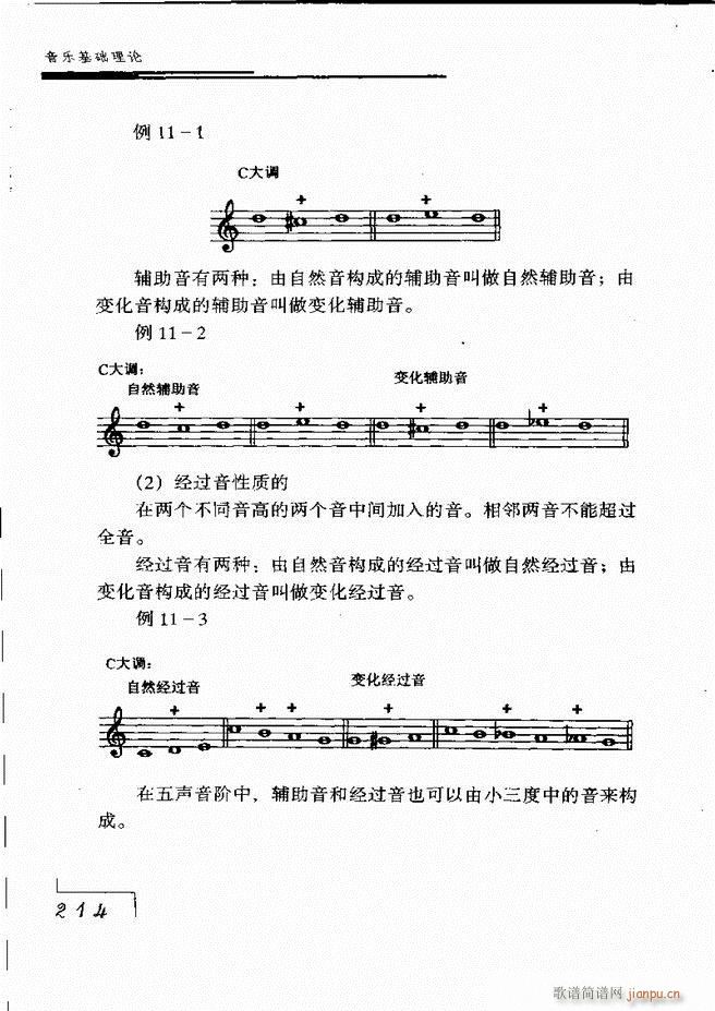 未知 《音乐基础理论181-268》简谱