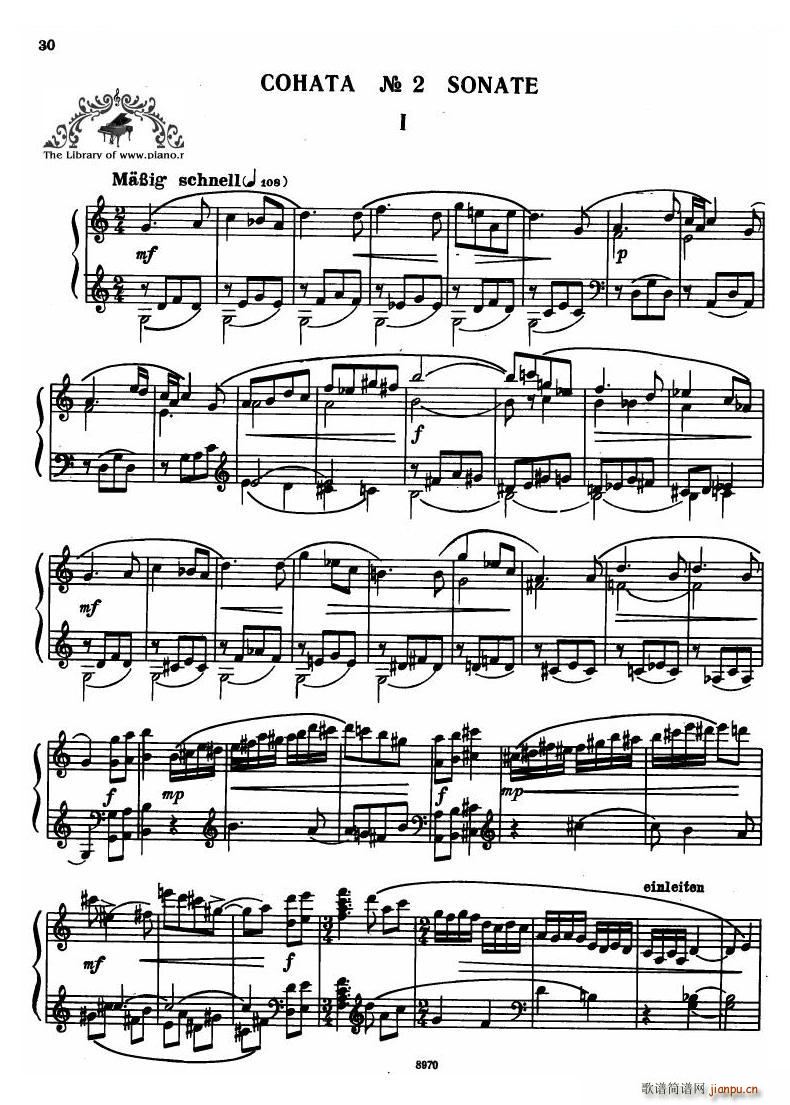 未知 《Hindemith - Sonata No 2 Sonata No 2 -》简谱