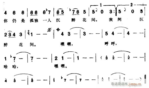 未知 《你美妙的身影》简谱