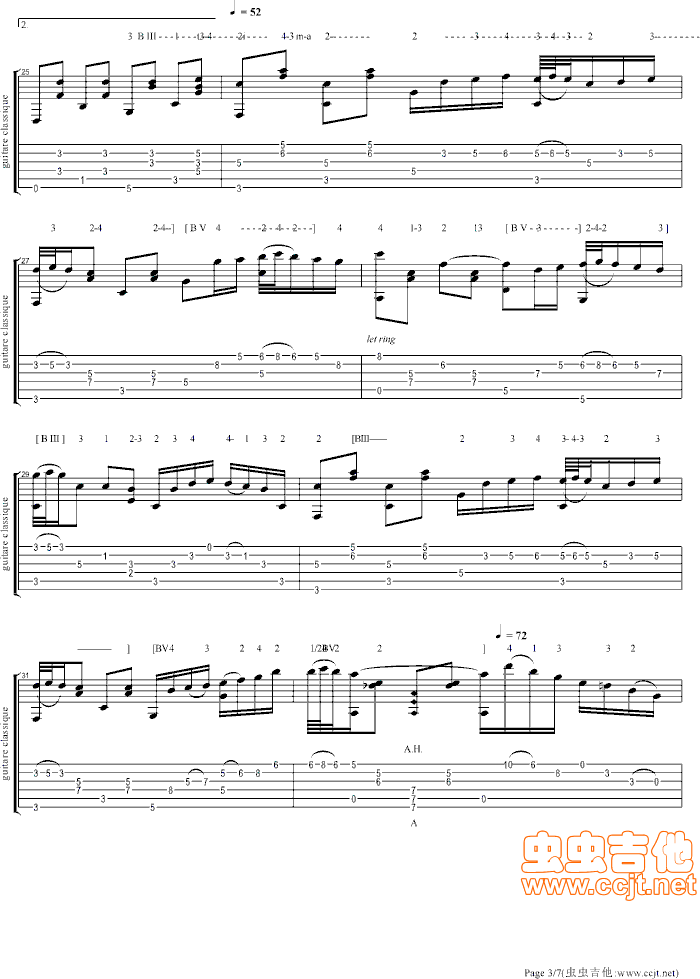 泰雷加   发布: 2010-7-15 ?? 网评:  (11票) 《阿拉伯风格绮想曲-Capricho Arabe》简谱