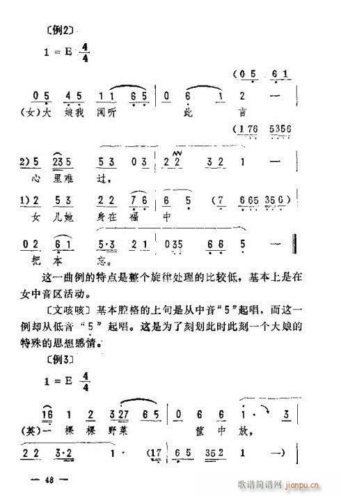 未知 《东北二人转音乐46-60》简谱