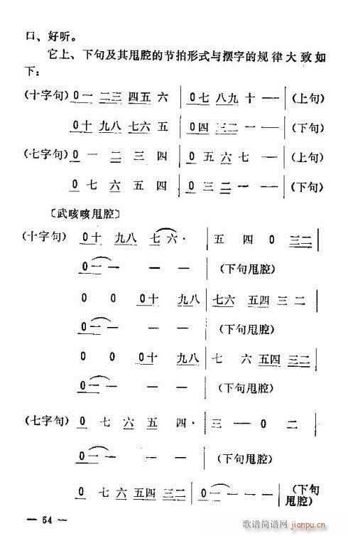 未知 《东北二人转音乐46-60》简谱