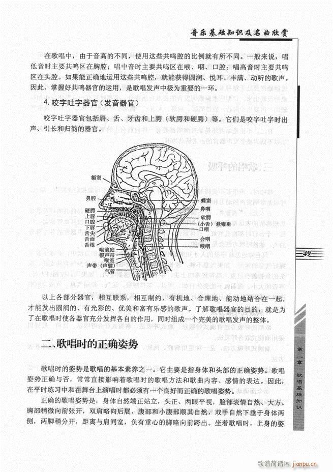 未知 《音乐基础知识及名曲欣赏 目录1-60》简谱