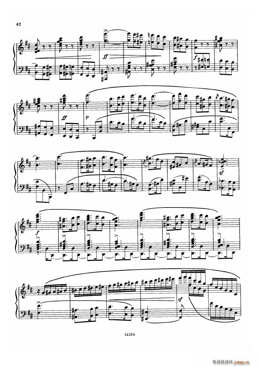 未知 《Balakirev - Scherzo No 1 Scherzo No 1 -》简谱