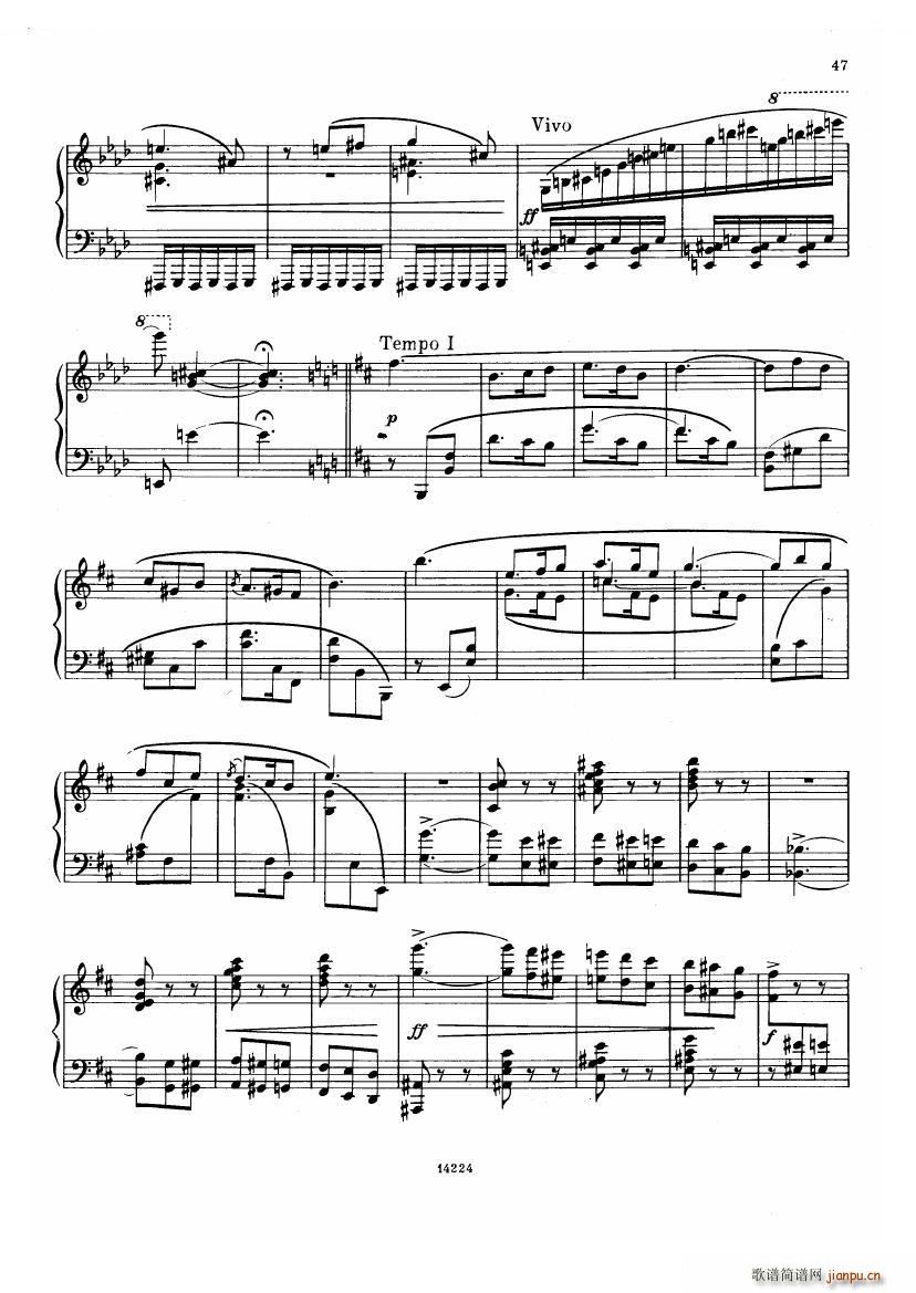 未知 《Balakirev - Scherzo No 1 Scherzo No 1 -》简谱