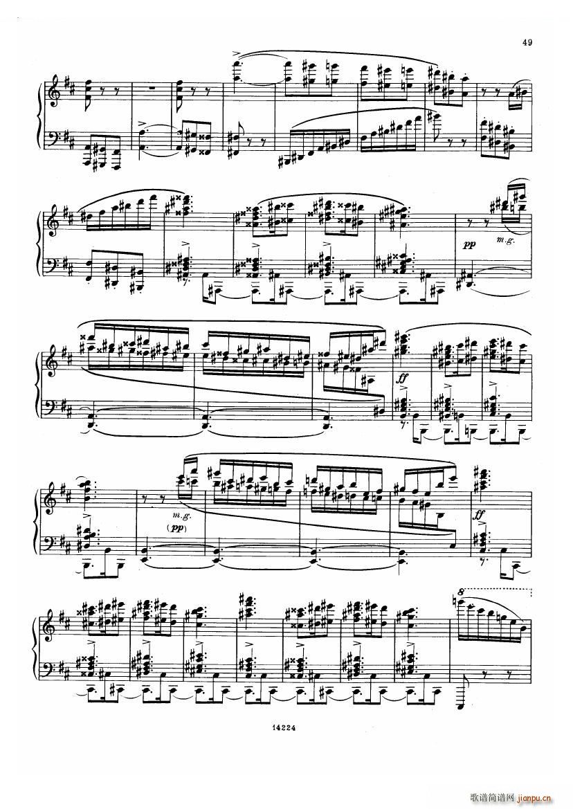 未知 《Balakirev - Scherzo No 1 Scherzo No 1 -》简谱